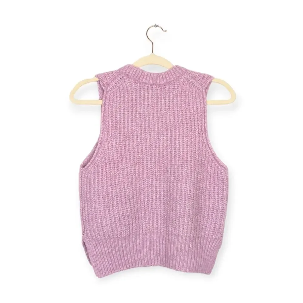 Universal Thread Pink Crew Neck Sweater Vest Size XS